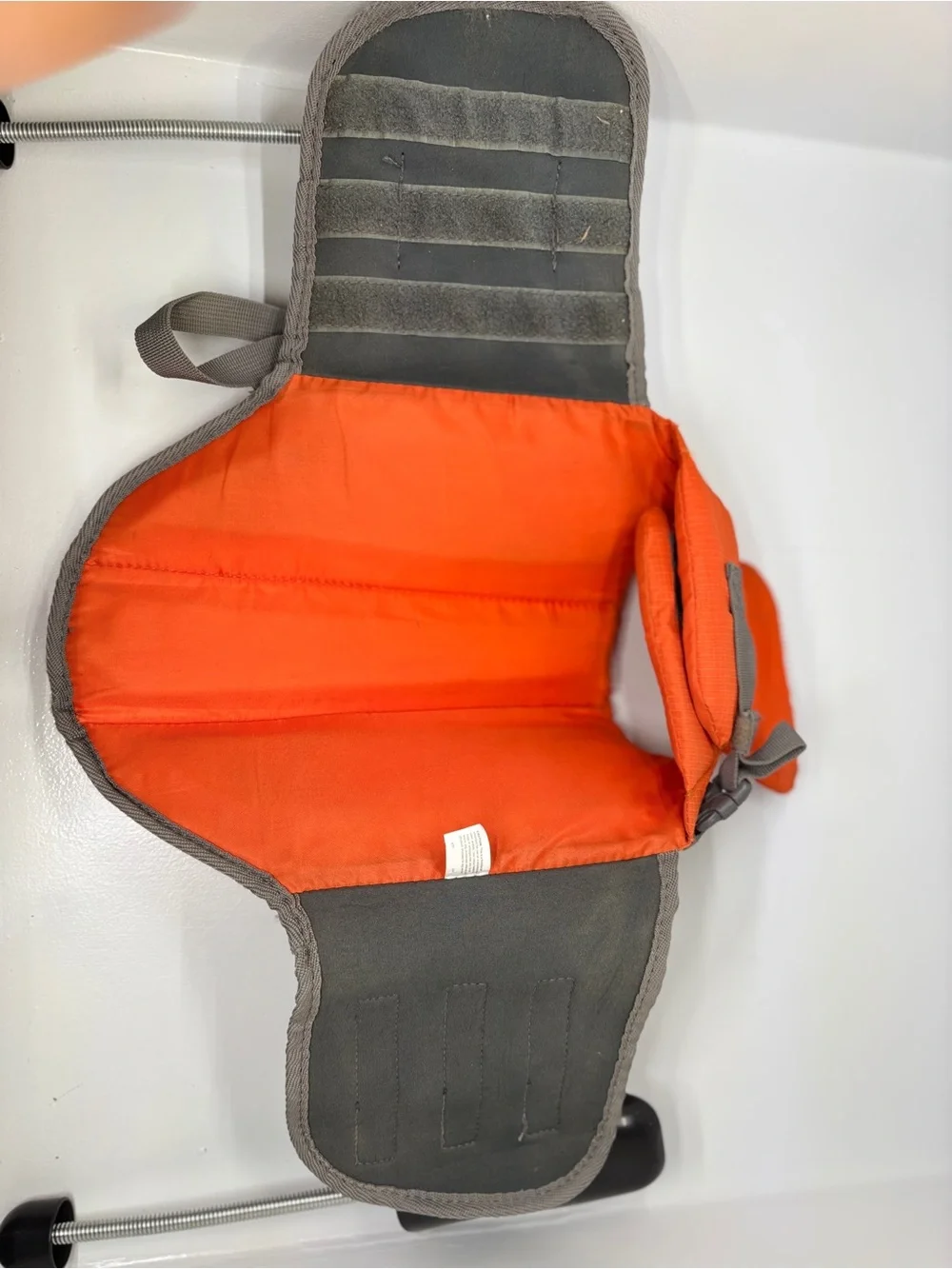 Outward Hound Dog Life Jacket Orange Gray Size Small SM Pet Flotation Vest